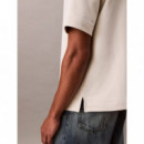 Ss Premium Terry Relaxed Polo Tofu  CALVIN KLEIN