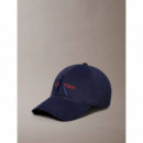 Large Layered Monologo Cap Moonlit Ocean  CALVIN KLEIN