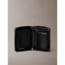 Emblem Aop Square Zip Around Black Aop  CALVIN KLEIN