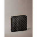 Emblem Aop Square Zip Around Black Aop  CALVIN KLEIN