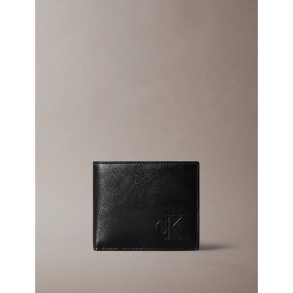 Bold Ck Ew Billfold W/ Coin Formal Gray  CALVIN KLEIN