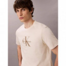 Ss Hero Monologo Tee 20S Chalk  CALVIN KLEIN