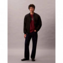 Ss Hero Monologo Tee 20S Renaissance Red  CALVIN KLEIN