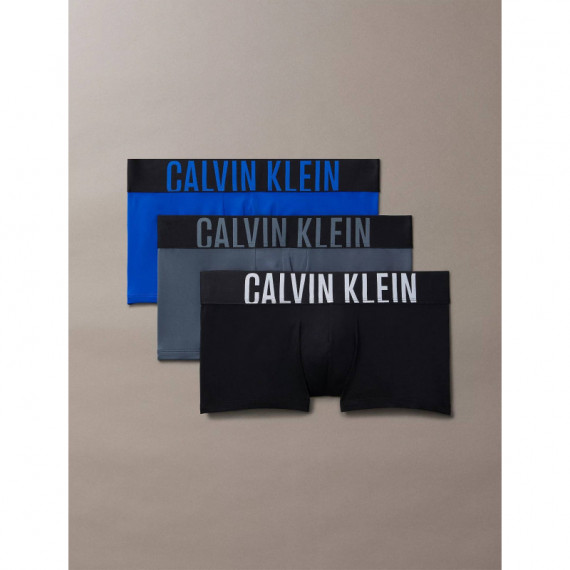 Low Rise Trunk 3PK Black/royalty/turbule  CALVIN KLEIN