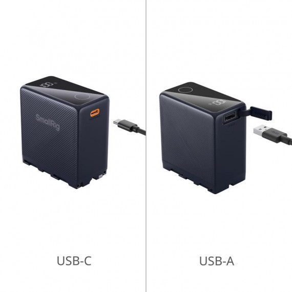 SMALLRIG Batería de Cámara Recargable Usb-c NP-F970