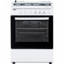 SVAN SKG4601 Cocina a Gas Butano 60 Cm Blanca