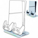 NACON Base Vertical con Ventilador y Cargador Dual para PS5 Slim