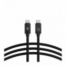COBRA TETHER Cable Usb-c a Usb-c 0.3M Negro