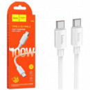 HOCO X96 Hyper Cable Usb-c a Usb-c 100W Blanco