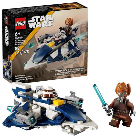 LEGO Star Wars Microfighter: Caza Estelar Jedi de Plo Koon 75400