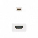 NANOCABLE Adaptador Mini Displayport a HDMI Blanco 15CM