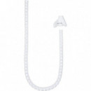 NANOCABLE Organizador de Cable Flexible 25MM 3M Blanco