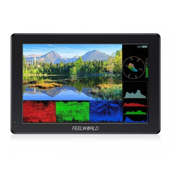 Monitor de Campo FEELWORLD T7 Pro de 7 Pulgadas 2000 Nit Carcasa de Aluminio 4K HDMI