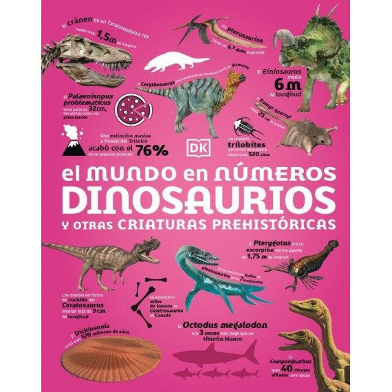 el Mundo en Numeros Dinosaurios y Otras Criaturas Prehistori   2025