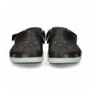 Zueco Classic Gris+negro  CROCS