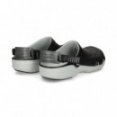 Zueco Classic Gris+negro  CROCS