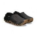 Zueco Grietas Lado Marron+negro  CROCS