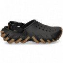 Zueco Grietas Lado Marron+negro  CROCS