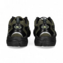 Deportivo Piel+malla Negro+gris  LACOSTE