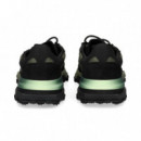 Deportivo Ante+nylon Negro+gris  LACOSTE