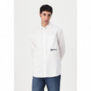 Klj Oxford Shirt White  KARL LAGERFELD