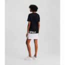 Klj Blocked Logo Tee Dress Black  KARL LAGERFELD