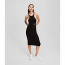 Klj Racer Milano Dress Black  KARL LAGERFELD