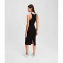 Klj Racer Milano Dress Black  KARL LAGERFELD