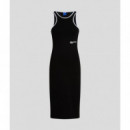 Klj Racer Milano Dress Black  KARL LAGERFELD