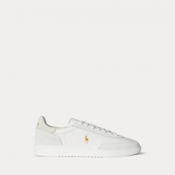 Leather/suede-bedford Pp-sk-ltl Bianco/w  RALPH LAUREN