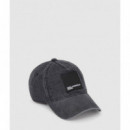 Klj Denim Cap Visual Washed Black  KARL LAGERFELD