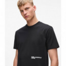 Klj Reg Karlism Tee Black  KARL LAGERFELD