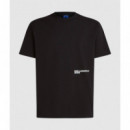 Klj Reg Karlism Tee Black  KARL LAGERFELD