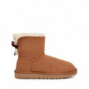 Bota Mini Bailey Bow Ii Chestnut - UGG