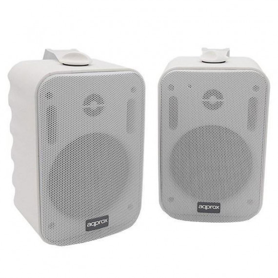 APPROX Altavoces 2.0 BLUETOOTH Tws Autoamplificados 20W por Canal  con Soporte para Colgar Especificos para Salas y Aulas
