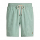 Polo RALPH LAUREN - Traveler-mid-trunk - Raft Green Seersucker - 710957784005/RAFT Green Seersucker
