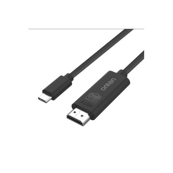 ONTEN Adaptador Cable Tipo C a HDMI 1.8Mtrs OTN-UC501, HDTV 4K-60HZ