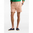 Polo RALPH LAUREN - Traveler-mid-trunk - Classic Peach Seersucker - 710957784006/CLASSIC Peach Seersucker