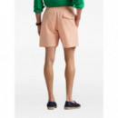 Polo RALPH LAUREN - Traveler-mid-trunk - Classic Peach Seersucker - 710957784006/CLASSIC Peach Seersucker
