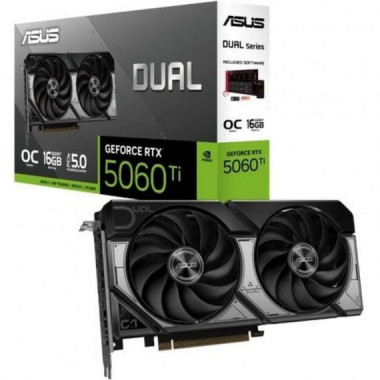 ASUS Tarjeta Grafica Dual Geforce Rtx 5060 Ti Oc/ 16GB GDDR7