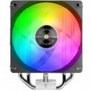 MARS GAMING Ventilador con Disipador MCPU-X4ARGB Negro 12 Cm