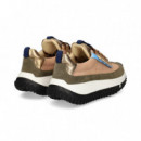 Deportivo Acordonado Multi Beige  4CCCCEES