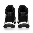 Botin Lado Reptil Piel Negro  4CCCCEES