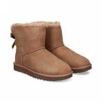 Botin Lazo Talon ante Marron  UGG