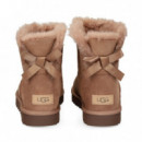 Botin Lazo Talon ante Marron  UGG