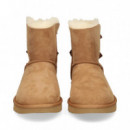 Botin Lazo Talon ante Cuero  UGG