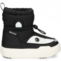 Botin Presky Panda Negro  MOON BOOT