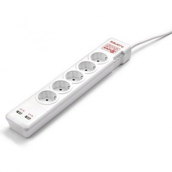 SALICRU Sps Safe 5+ Regleta con Protección y USB