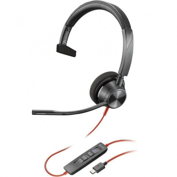POLY Blackwire 3310 Auricular Monoaural Usb-c