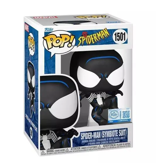 FUNKO Pop Spiderman Traje de Simbionte Marvel 1501 Exclusivo